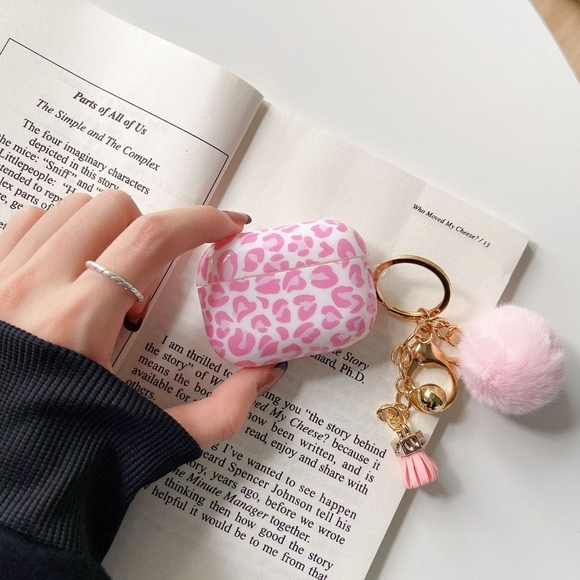 CASELIX Other - Pink Leopard Airpods Pro Case Cover Airpods Pro 2 Case Airpod Pro 2nd Gen Case